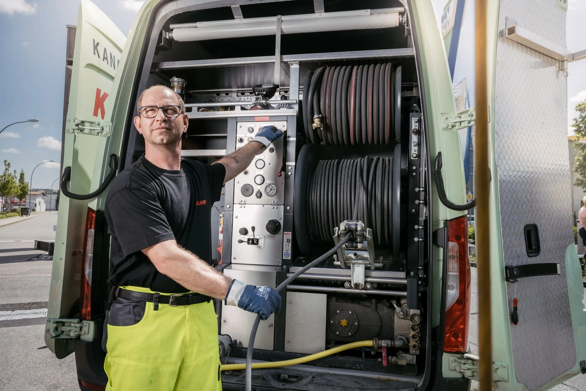 Ablauf von Kanalreinigung und Rohrreinigung in Zachenberg